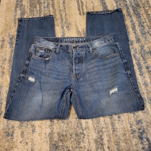 Aéropostale Men's Button Fly Jeans 36x32 - Picture 1 of 5